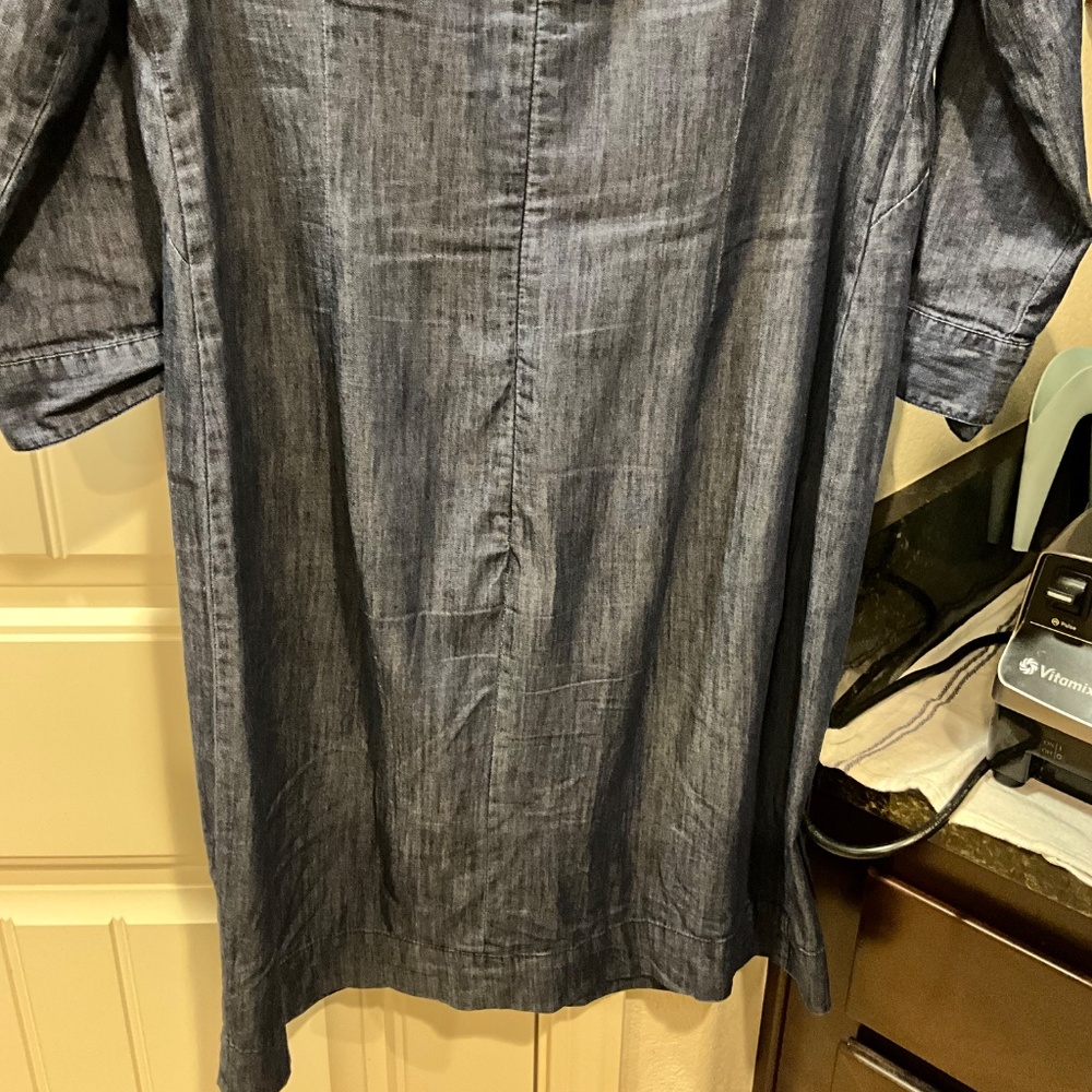 Chambray Talbots Shift Dress - Picture 6 of 7